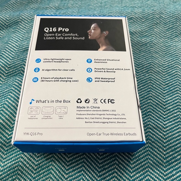LCD Open-Ear YYK-Q16 Pro Wireless Earbuds – Excellent Condition - Picture 6 of 7